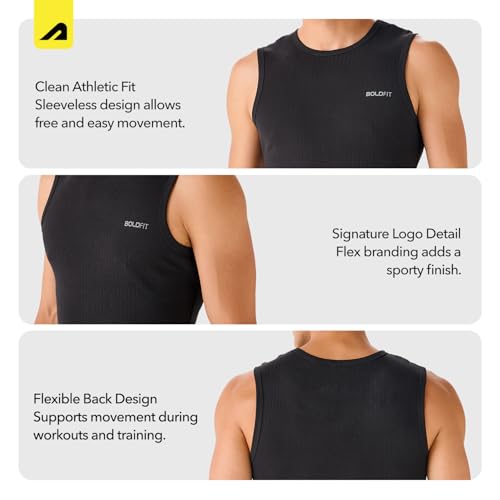 Boldfit Sleeveless Tshirts for Men