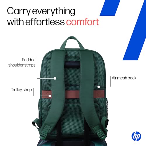 HP Campus Core 16 Laptop Backpack - Green - Image 3