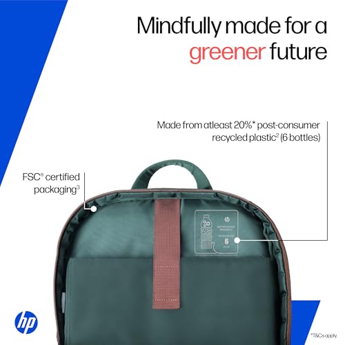 HP Campus Core 16 Laptop Backpack - Green - Image 5