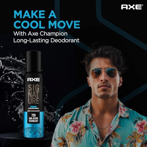 Axe Signature Champion No Gas Body Deodorant Bodyspray for Men 154 ml - Image 5