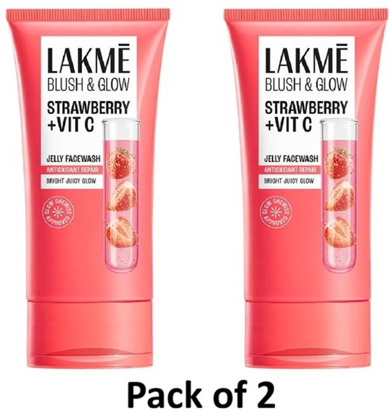 Lakmé Blush & Glow Strawberry Freshness Gel with Strawberry Extra