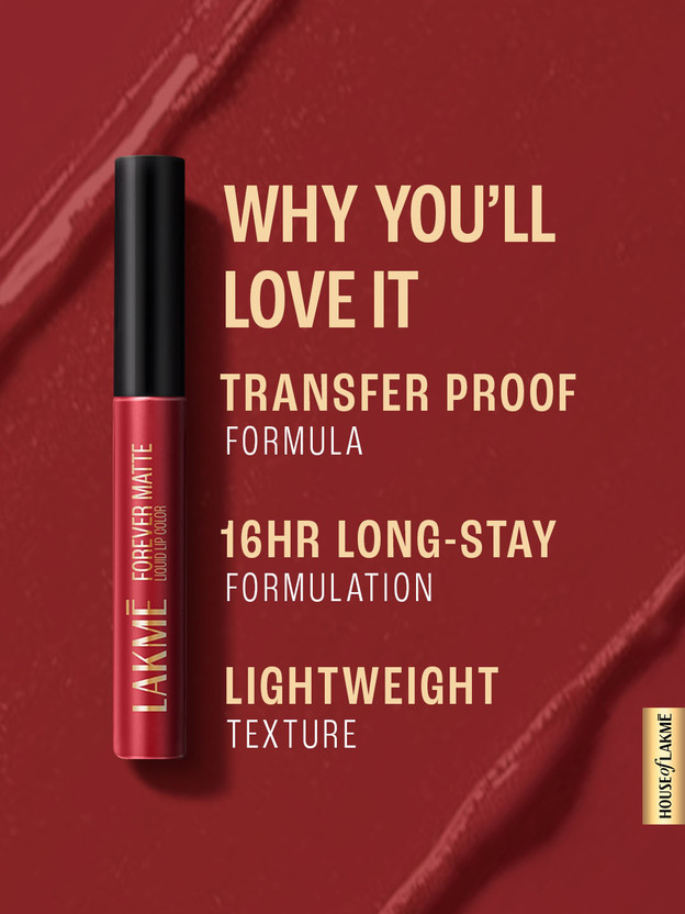 Lakmé Liquid Lipstick Trio- All Day Looks, Forever Matte, Light-w - Image 3
