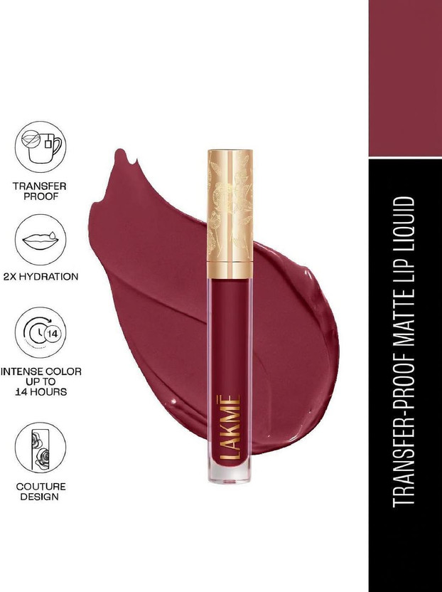 Lakmé Liquid Lipstick Trio- All Day Looks, Forever Matte, Light-w - Image 6