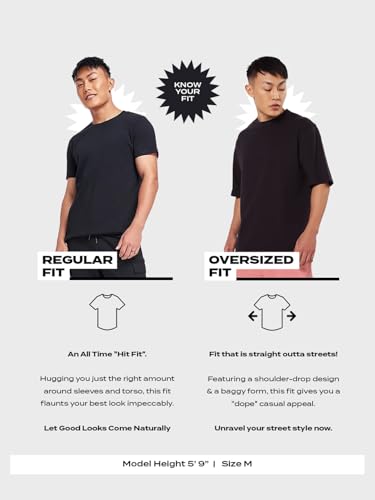 Bewakoof Men's Graphic Print Oversized Fit T-Shirt - Image 3