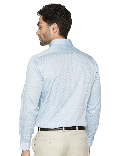 Van Heusen Men's Cotton Slim Fit Printed Formal Shirt - Image 2