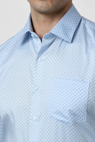 Van Heusen Men's Cotton Slim Fit Printed Formal Shirt - Image 5