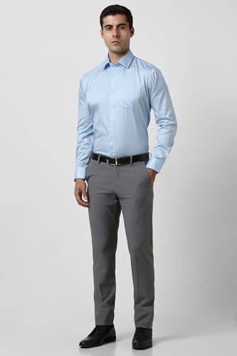 Van Heusen Men's Cotton Slim Fit Printed Formal Shirt - Image 6