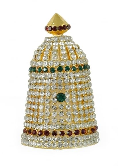 Deity God Jewellery Stone Crown for All Gods and Goddesses (78335A - 78337C)