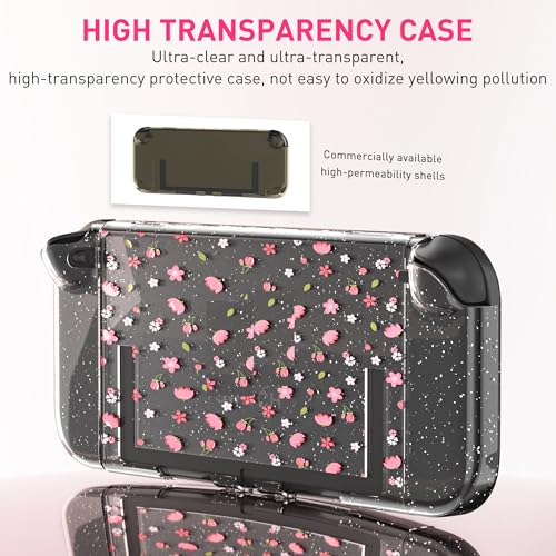 RHOTALL Clear Glitter Pink Dockable