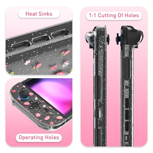 RHOTALL Clear Glitter Pink Dockable