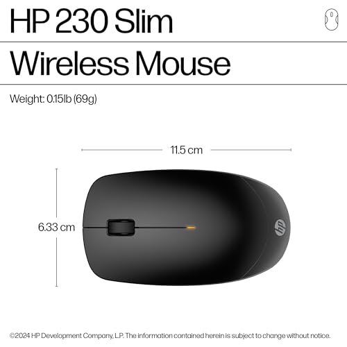 HP 230 Slim Wireless Mouse - Image 6