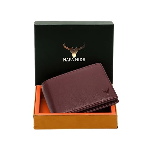 NAPA HIDE Maroon Leather Wallet