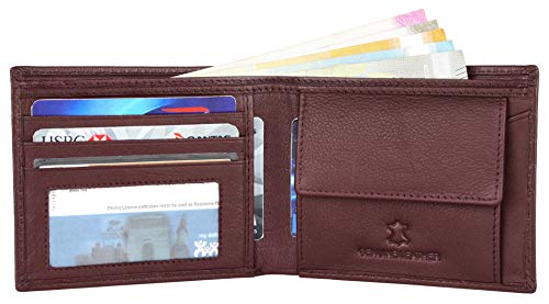 NAPA HIDE Maroon Leather Wallet