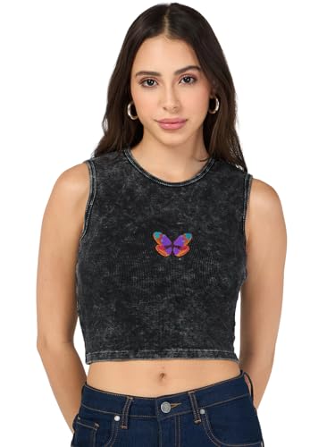 Bewakoof Women's Embroidered Slim Fit