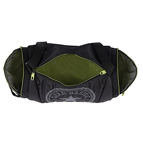 Gear Polyester Black and Green Travel Duffle (DUFPRO2000103) - Image 7
