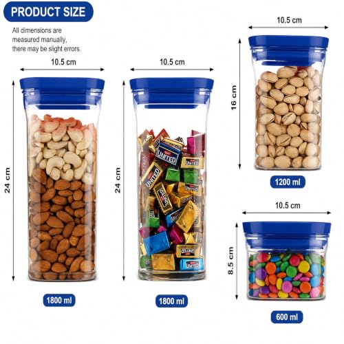 Sulfar Multicolor Storage Container Set