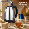 BAJAJ KTX 1.8 L DLX Electric Kettle (1.8 L, Black, Silver) - Image 3