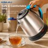 BAJAJ KTX 1.8 L DLX Electric Kettle (1.8 L, Black, Silver) - Image 5