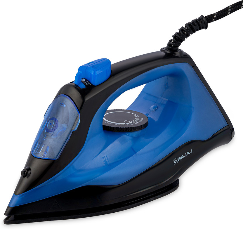 BAJAJ MX 17 1600 W Dry Iron (Black, Blue)