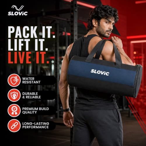 Slovic Gym Bag for Men [20 LTR] | with Seperate Shoe Compartment - Image 2