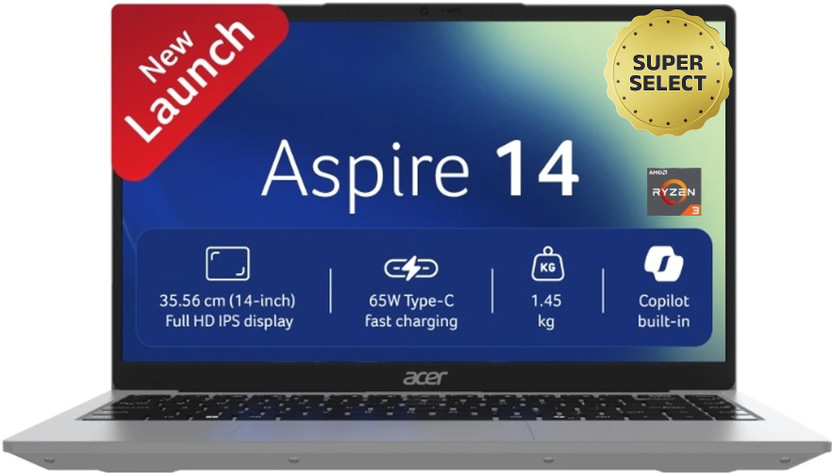 Acer Aspire 14 AMD Ryzen 3 3200U - (8 GB/512 GB SSD/Windows 11 Ho