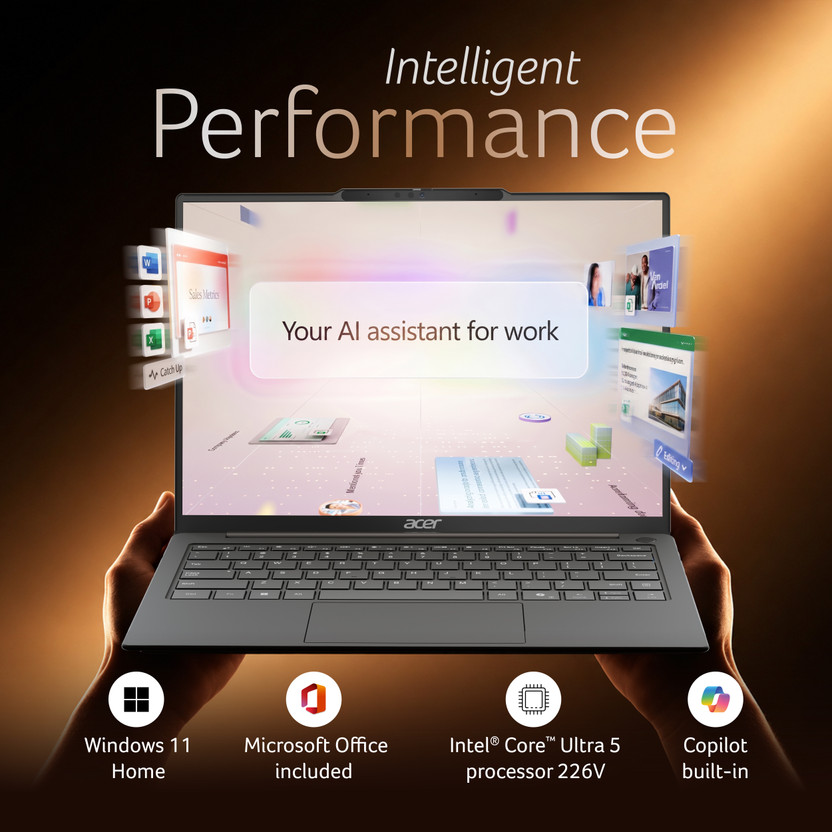 Acer Swift Neo Next Gen AI PC Intel Core Ultra 5 226V - (16 GB/51 - Image 4