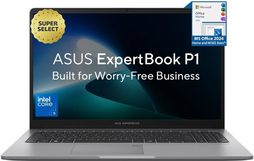 ASUS ExpertBook P1 with 1 Yr ADP (i5 14th Gen) Intel Core 5 210H