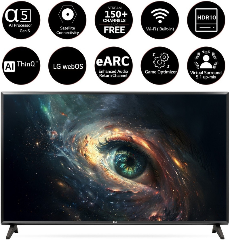 LG LR60 80 cm (32 inch) Full HD LED Smart WebOS TV (32LR605B6LC) - Image 2