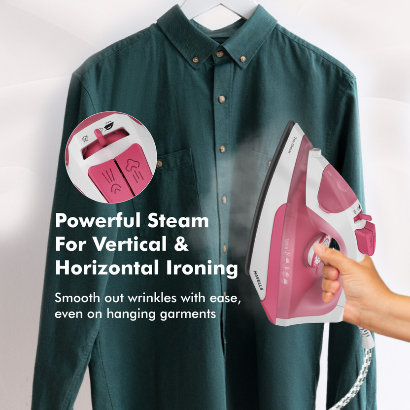 HAVELLS Tru-Steam Steam Iron with Self Cleaning Function|Vertical - Image 3