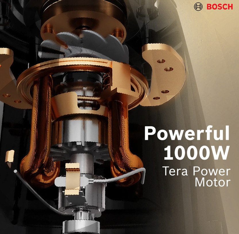 BOSCH Pro 1000 W Mixer Grinder (MG8714C4KI | 4 Jars | Black) - Image 3