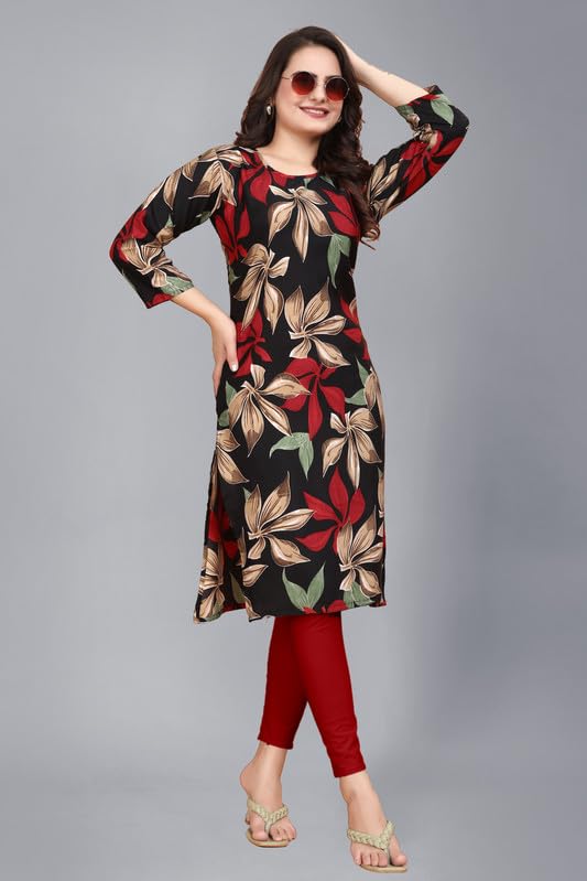 Womens Crepe Kurti | Straight