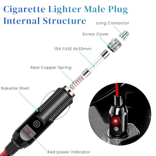 STHIRA® Car Cigarette Lighter Extension