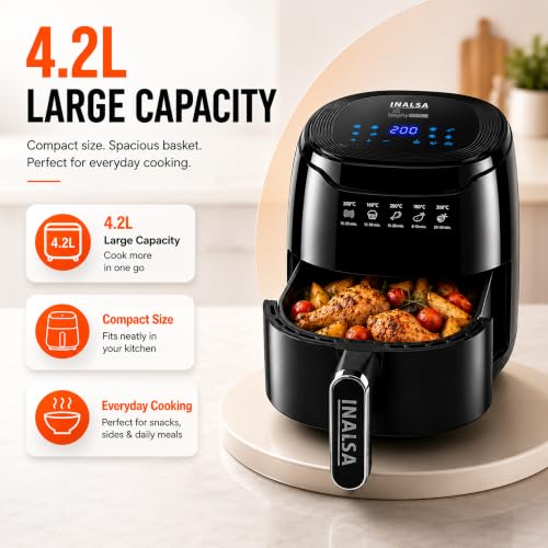 INALSA Air Fryer 4.2 ltr|1400