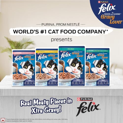 Purina Felix Mackerel Gravy Lover