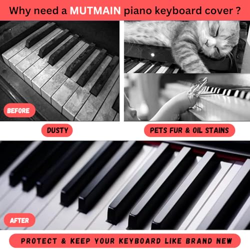 MUTMAIN Polyester Piano Dust Cover