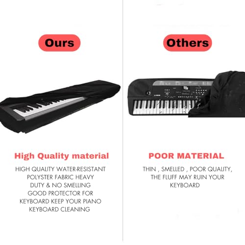 MUTMAIN Polyester Piano Dust Cover