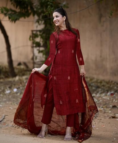 ANNI DESIGNER Women's Viscose Straight
