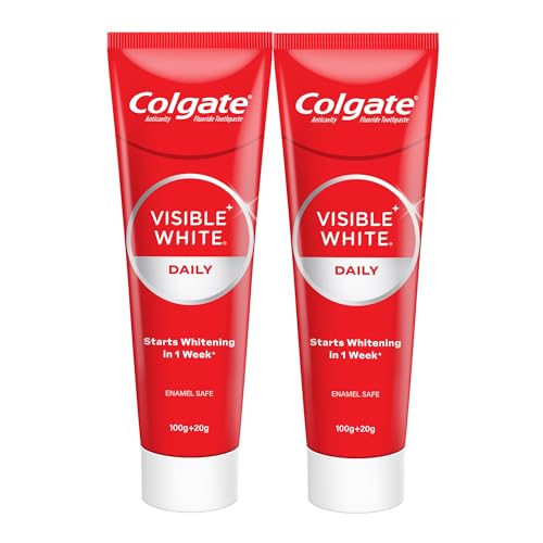 Colgate Visible White Toothpaste, Teeth