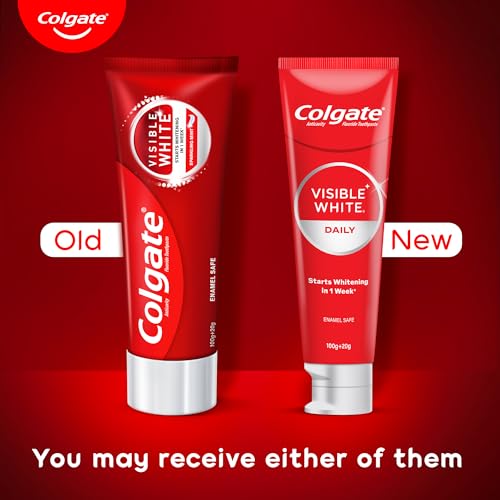 Colgate Visible White Toothpaste, Teeth