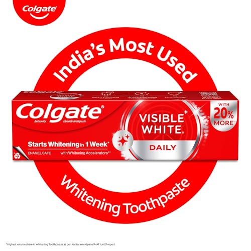 Colgate Visible White Toothpaste, Teeth