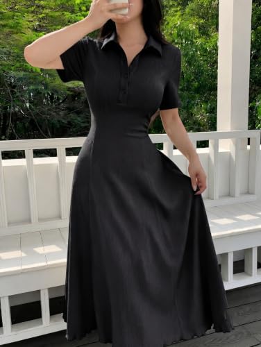TAGDO Women's Collared Fit