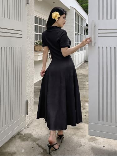 TAGDO Women's Collared Fit