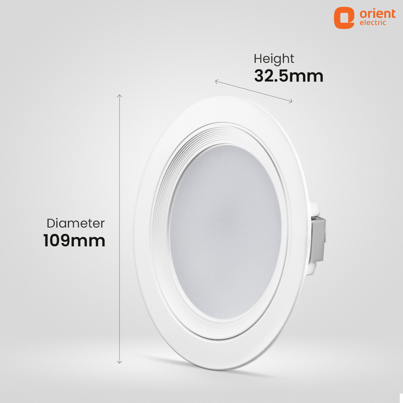 Orient Electric Moonlite Nova Downlighter, 7W | 6500K | Ceiling L - Image 4
