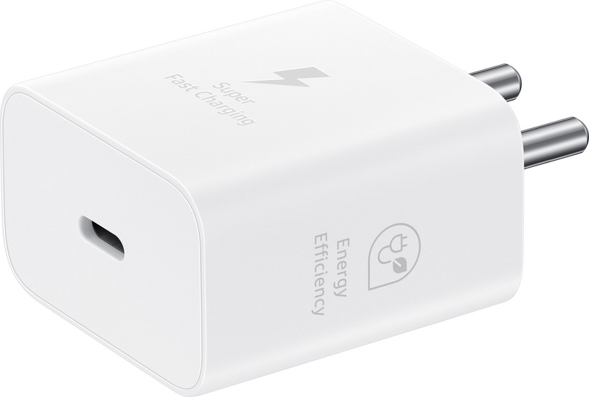 Samsung 25 W Adaptive Fast Charging 3 A Wall Charger for Mobile ( - Image 2