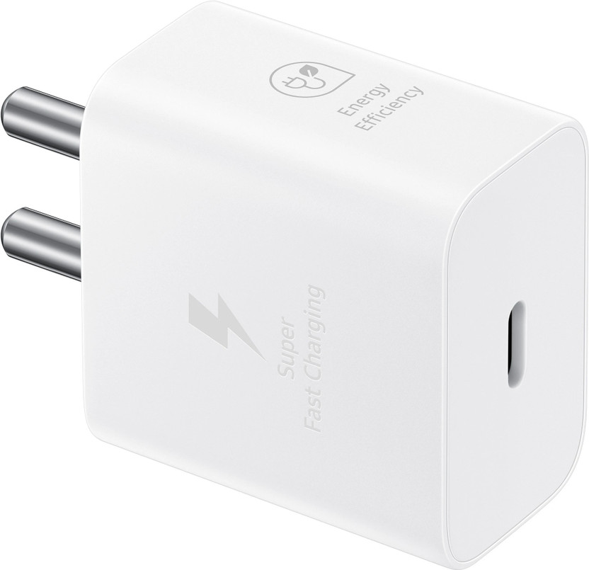 Samsung 25 W Adaptive Fast Charging 3 A Wall Charger for Mobile ( - Image 3