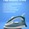 BAJAJ MX 3 Neo 1250 W Steam Iron (Blue, White) - Image 3