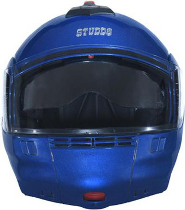 STUDDS Ninja 3G Double Visor Motorbike Helmet (Flame Blue) - Image 3