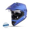 STUDDS Ninja 3G Double Visor Motorbike Helmet (Flame Blue) - Image 6