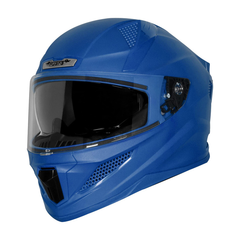 STUDDS Ninja 3G Double Visor Motorbike Helmet (Flame Blue) - Image 8
