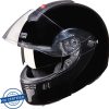 STUDDS Ninja 3G Double Visor Motorbike Helmet (Flame Blue) - Image 9